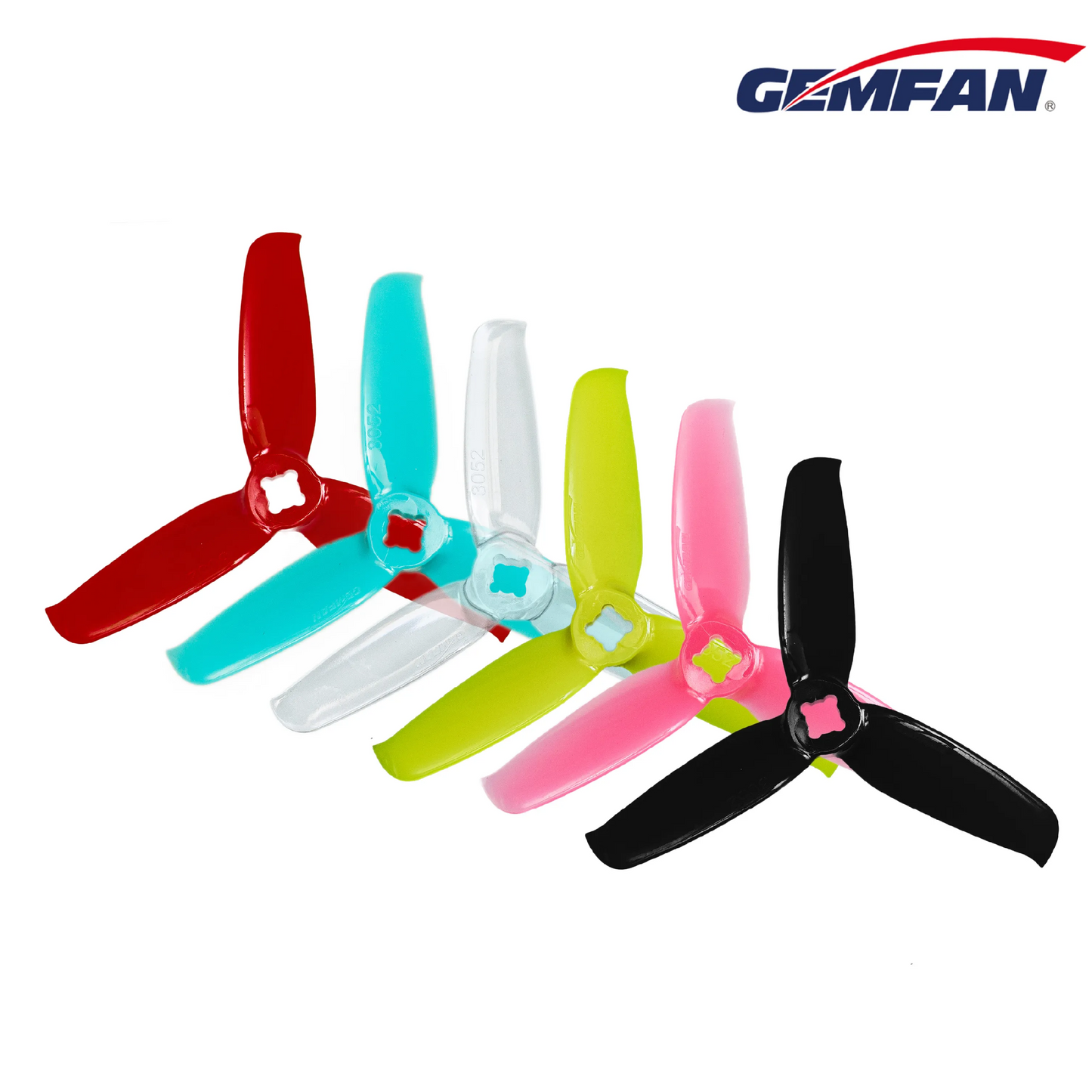 11604 3 propellers gemfan flash 3052 3 pc durable 1 5mm m5 adapter black 2ccw 2cw