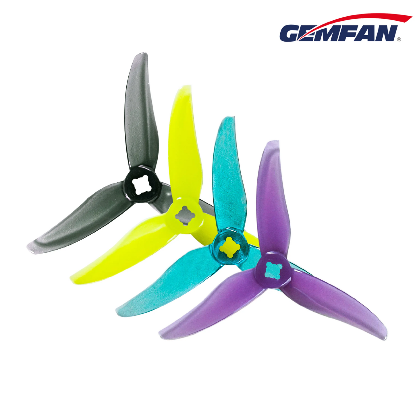 11622 3 propellers gemfan hurricane 3520 3 pc durable 1 5mm m5 adapter clear blue 2ccw 2cw