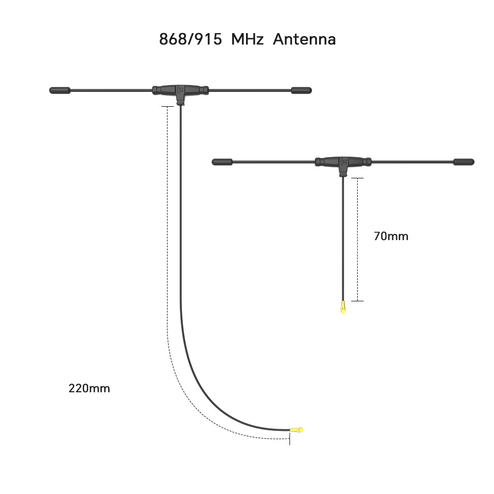 14883 receiver iflight elrs 868 915 rx nano 220mm antenna
