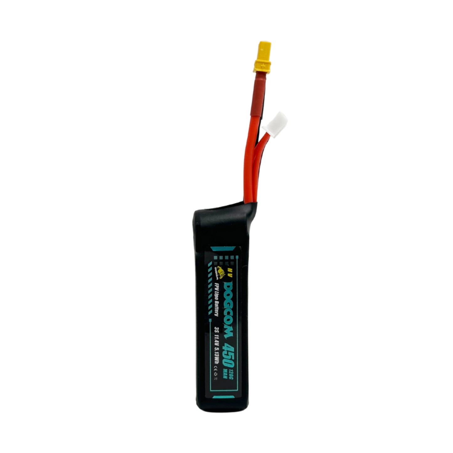 Baterie DOGCOM 450 mAh 120C 11,4 V 3S1P HV LiPo XT30