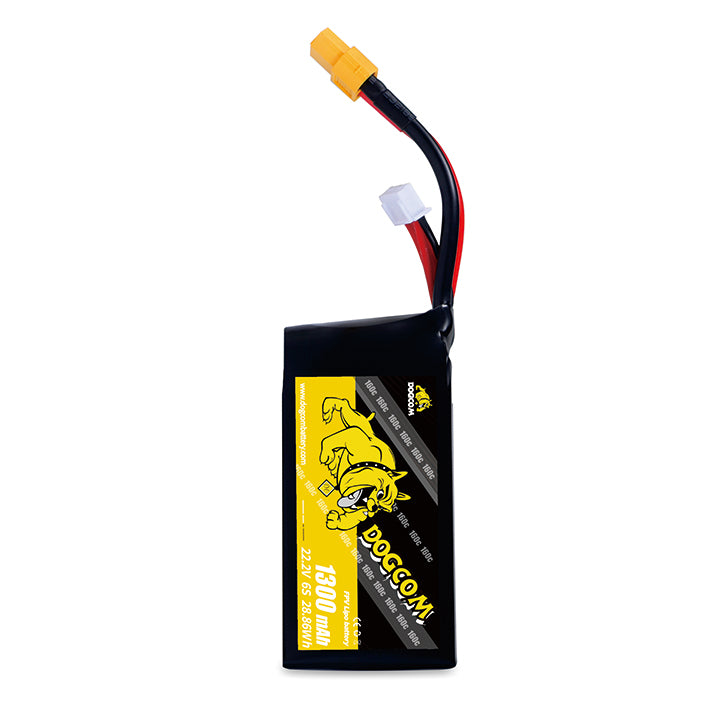 Baterija DOGCOM 1300 mAh 6S 22,2 V 160C LiPo XT60