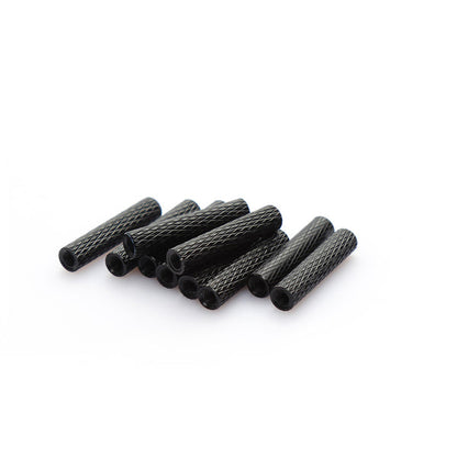 10425 1 knurled standoff aluminum alloy column diatone m3x23 black