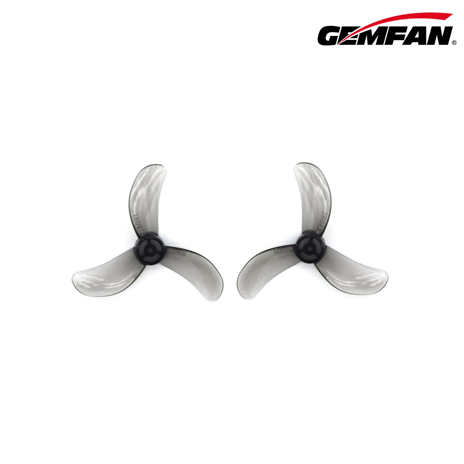 10566 2 propellers gemfan 1608 3 40mm pc durable 1mm clear gray 4ccw 4cw