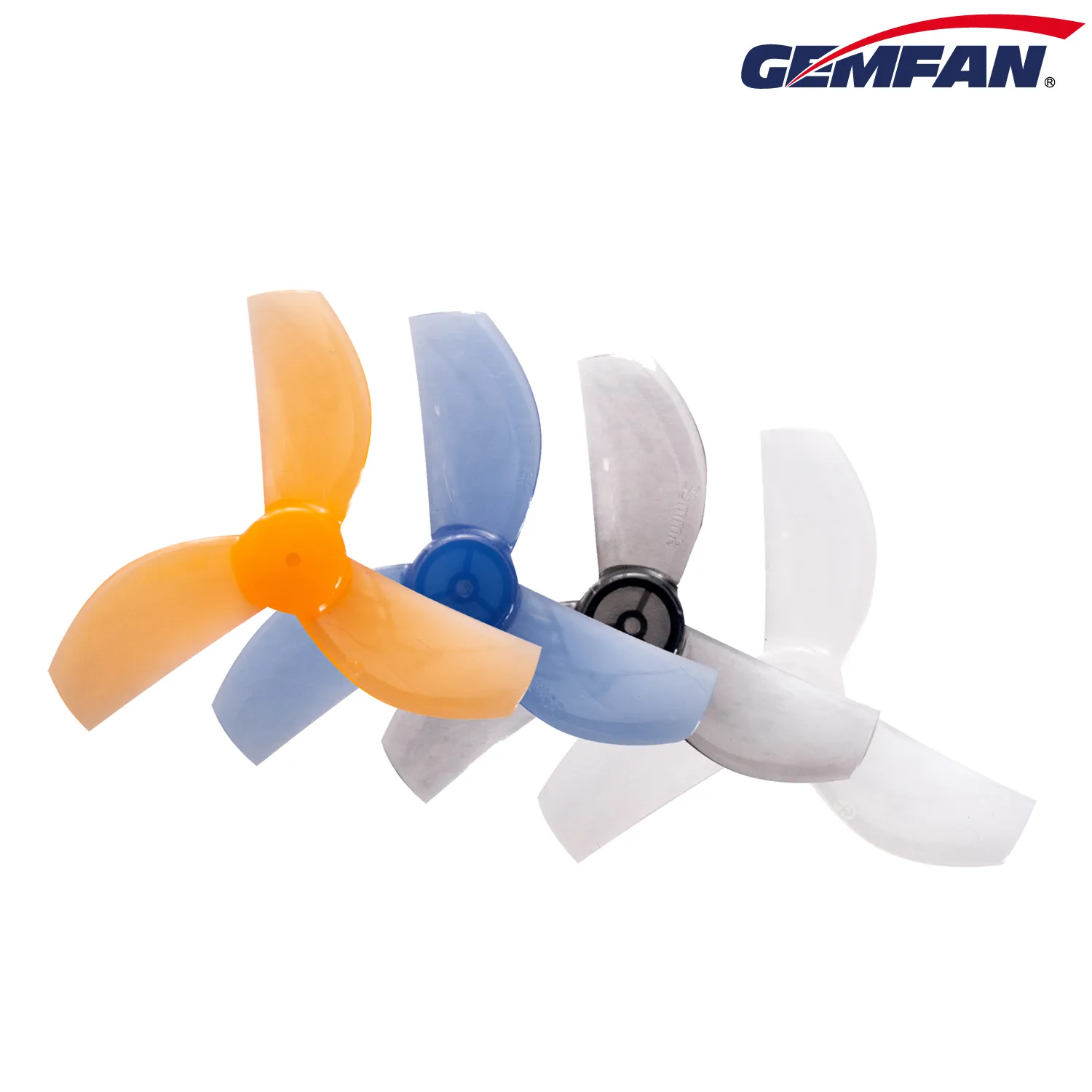 10614 3 propellers gemfan 35mm 3 pc shaft 1mm blue 4ccw 4cw