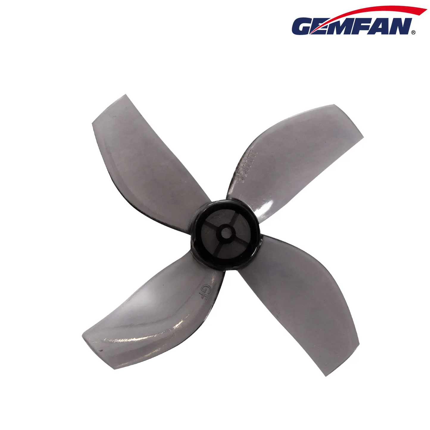10617 2 propellers gemfan 35mm 4 pc shaft 1mm clear gray 4ccw 4cw
