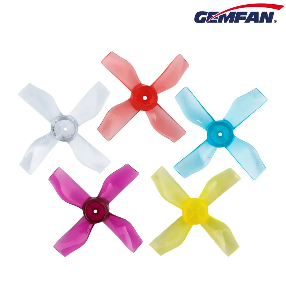 10668 1 propellers gemfan 1220 4 31mm pc durable 0 8mm clear red 4ccw 4cw