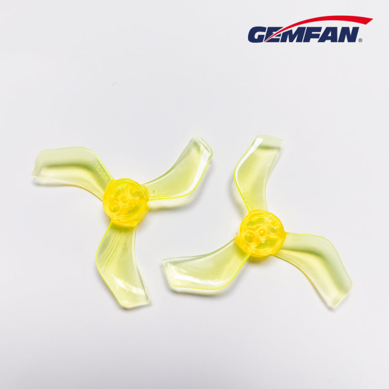 10683 1 propellers gemfan 1635 3 40mm pc durable 1 5mm clear yellow 4ccw 4cw