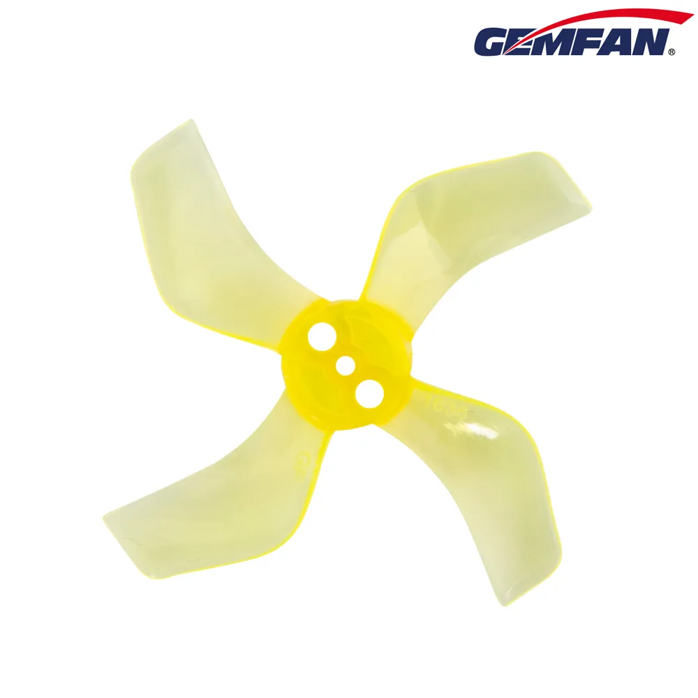 10716 2 propellers gemfan 1636 4 40mm pc durable 1mm clear yellow 4ccw 4cw
