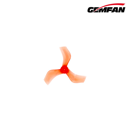 10722 1 propellers gemfan 1635 3 40mm pc durable 1mm clear red 4ccw 4cw single hole