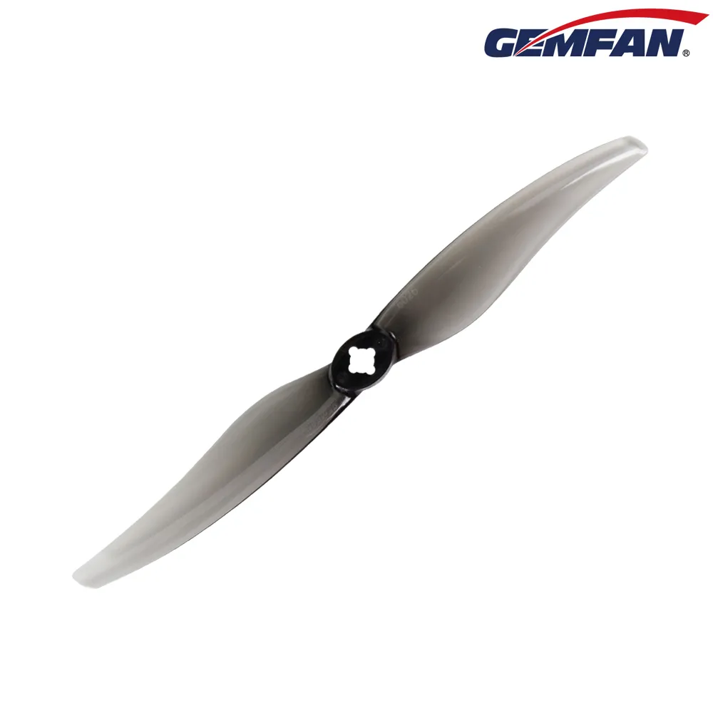 10929 2 propellers gemfan long range 6026 2 pc durable 2mm m5 adapter clear gray 2ccw 2cw