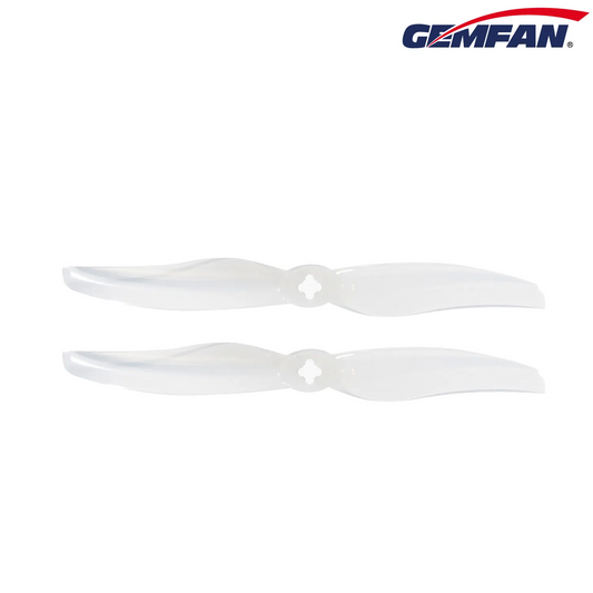 11007 2 propellers gemfan long range 5126 2 pc durable t mount 1 5mm milk white 2ccw 2cw
