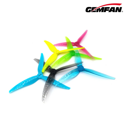 11016 11 propellers gemfan super light 5125 3 pc durable t mount 1 5mm pink 2ccw 2cw