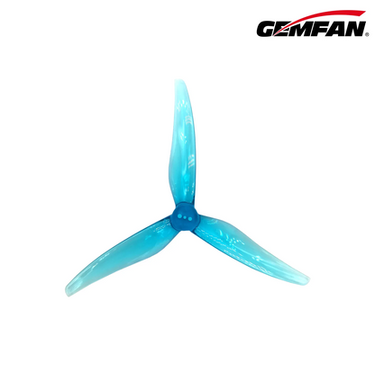 11028 6 propellers gemfan super light 5125 3 pc durable t mount 1 5mm clear blue 2ccw 2cw