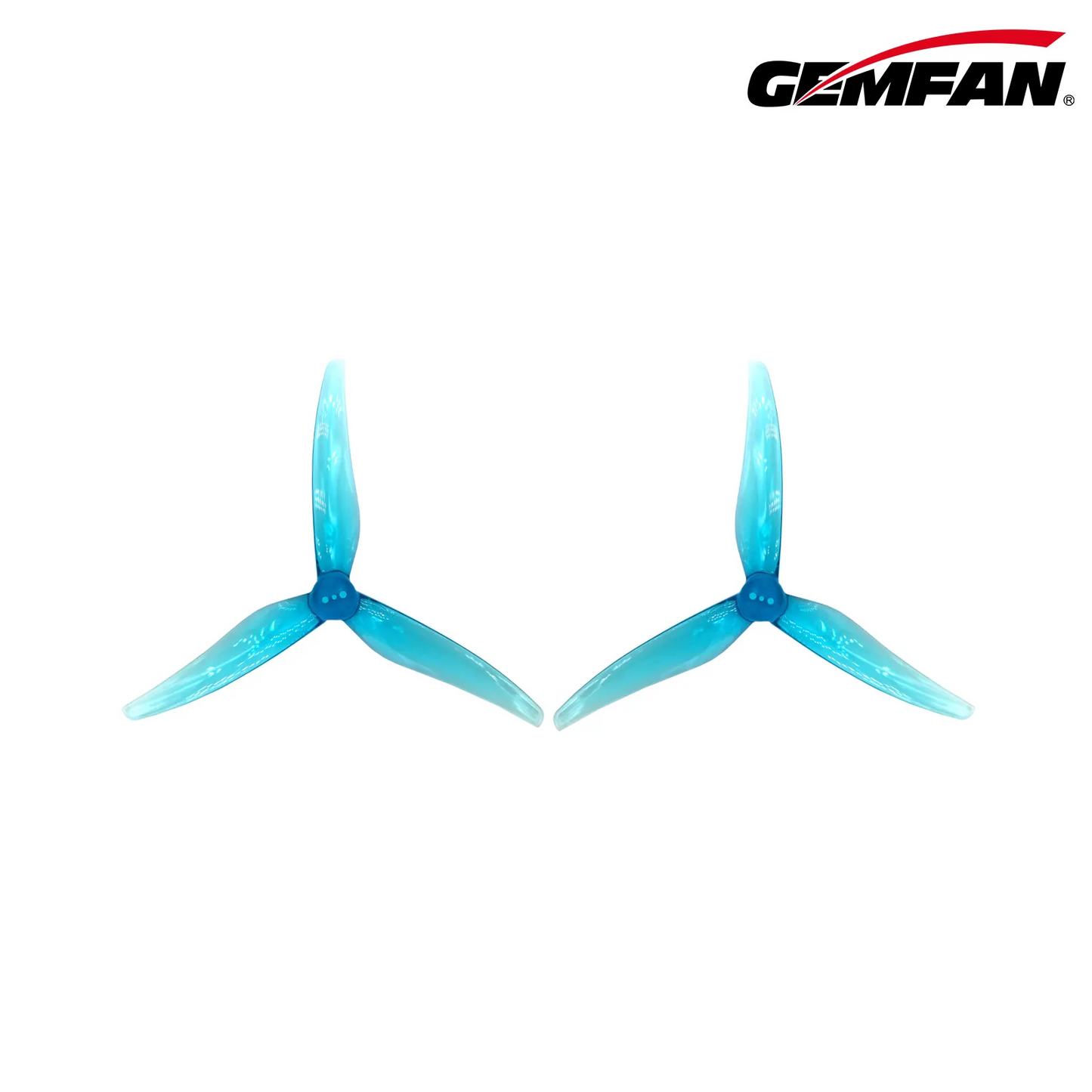 11028 8 propellers gemfan super light 5125 3 pc durable t mount 1 5mm clear blue 2ccw 2cw