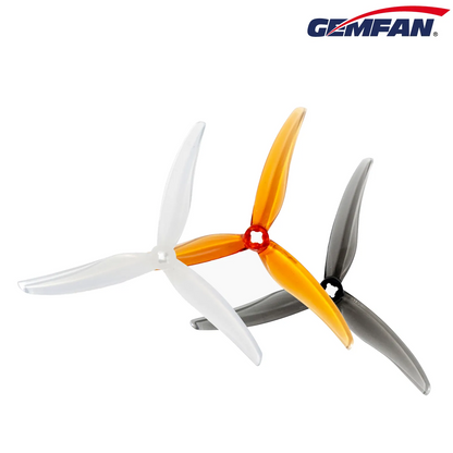 11031 3 propellers gemfan super light 5130 3 pc durable 1 5mm m5 adapter clear gray 2ccw 2cw