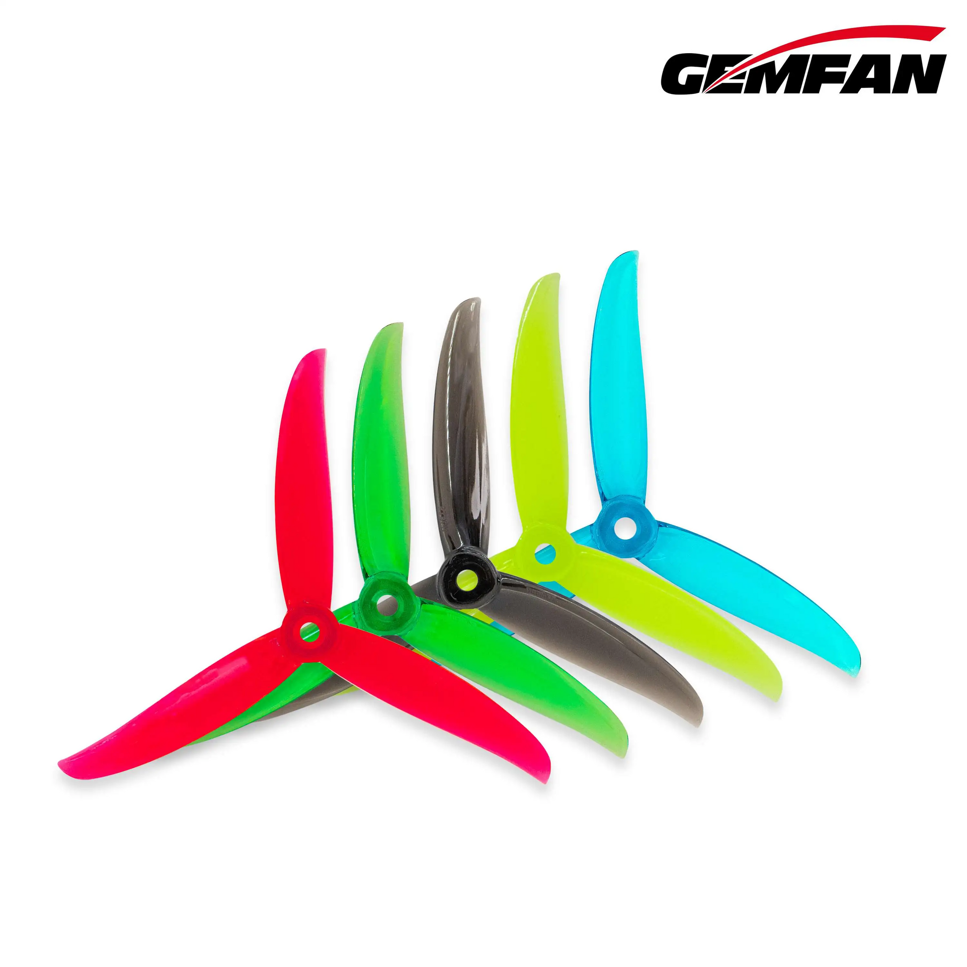 11100 3 propellers gemfan vannystyle 5136 3 pc durable translucent green 2ccw 2cw