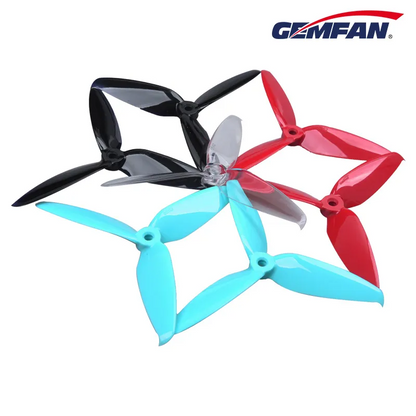 11295 3 propellers gemfan flash 5552 3 pc durable blue 2ccw 2cw