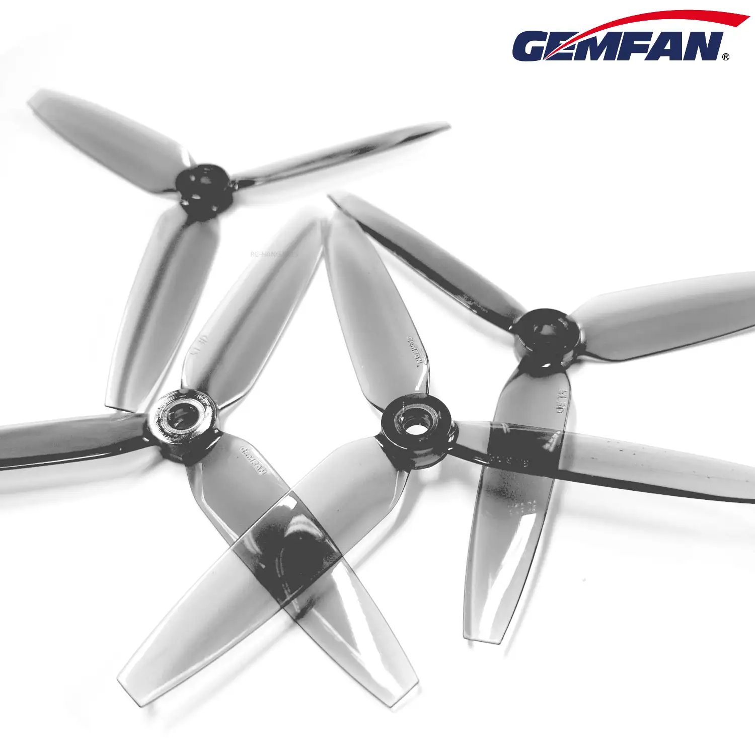 11307 5 propellers gemfan 513d 3 pc durable clear gray 2ccw 2cw