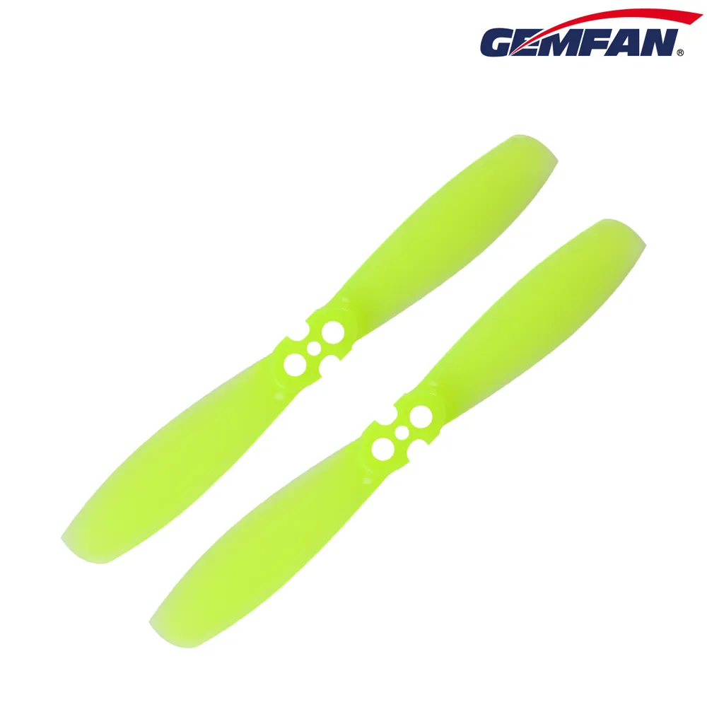 11514 3 propellers gemfan 2535 rotorx 2 to 4 blade t mount yellow