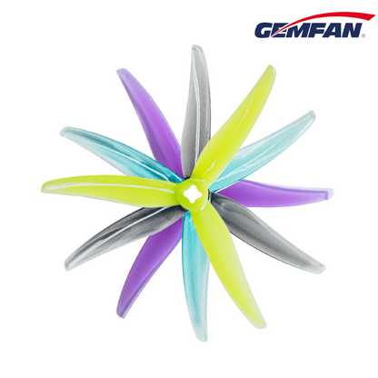 11715 3 propellers gemfan hurricane 4525 3 pc durable purple 2ccw 2cw