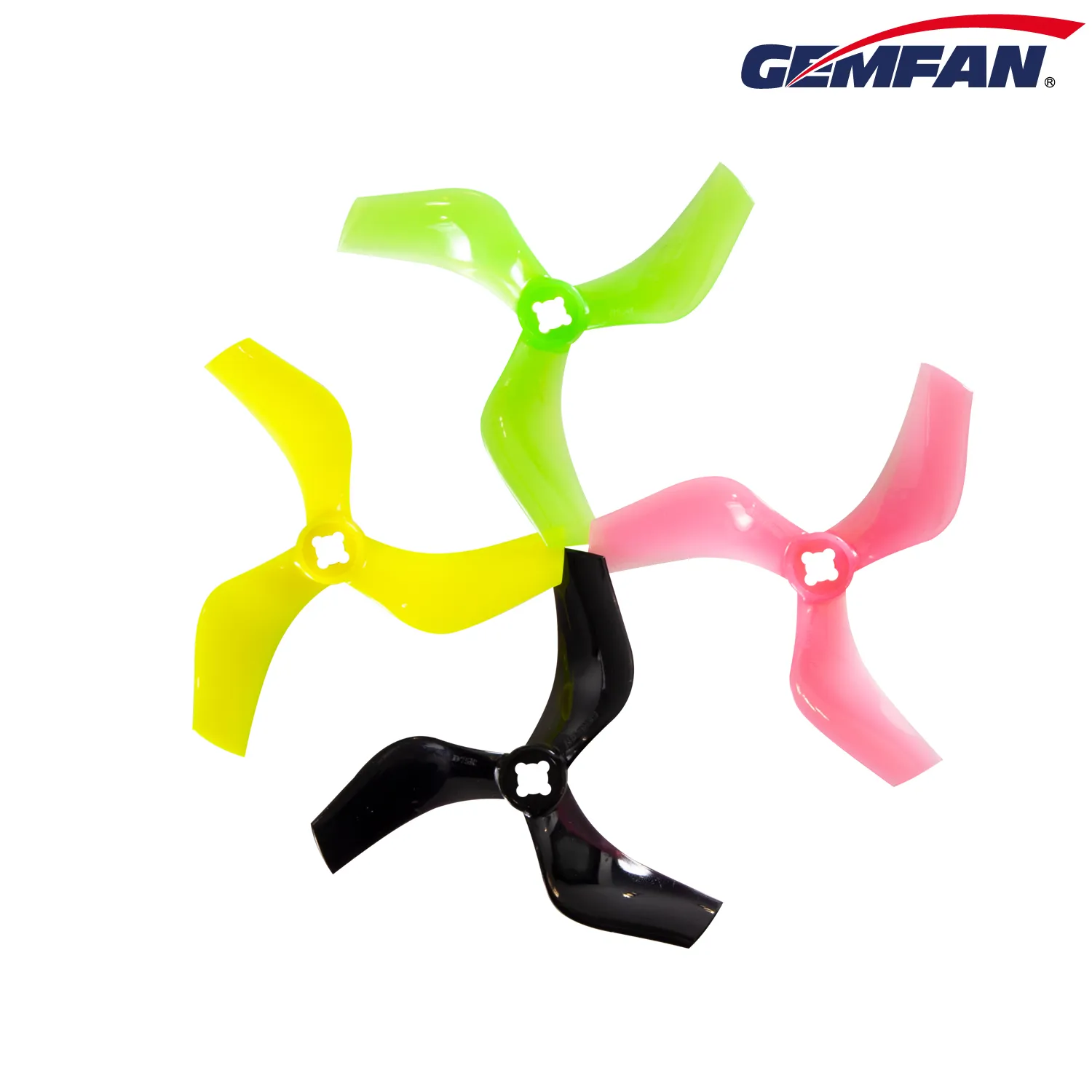 11847 3 propellers gemfan ducted d75 3 3inch pc 1 5mm m5 adapter black 2ccw 2cw