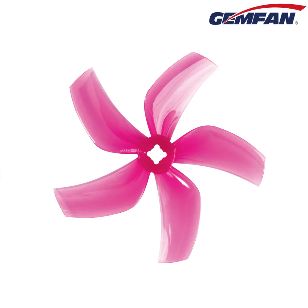 11865 2 propellers gemfan ducted d76 5 3inch pc 1 5mm m5 adapter pink 2ccw 2cw