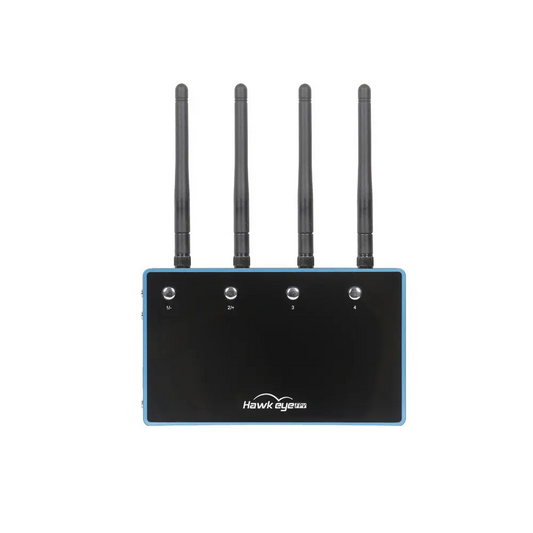 12051 4 receivers hdmi av output box hawkeye four eyes blue