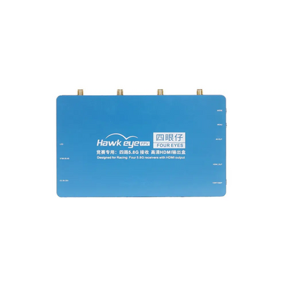 12051 2 4 receivers hdmi av output box hawkeye four eyes blue