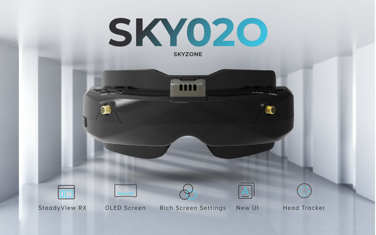 12318 2 goggles skyzone sky02o white