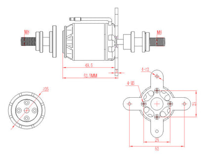 12450 3 motor emax gt2826 05 860kv