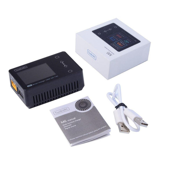 12825 3 charger toolkitrc m6 v2 black
