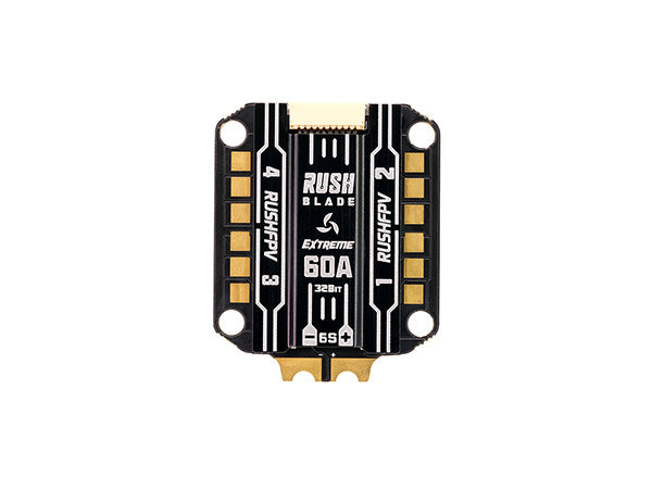 12913 stack rushfpv rush blade f722 30x30 fc v2 60a blheli 32 4 in 1 128 esc extreme edition rush tank ii vtx combo