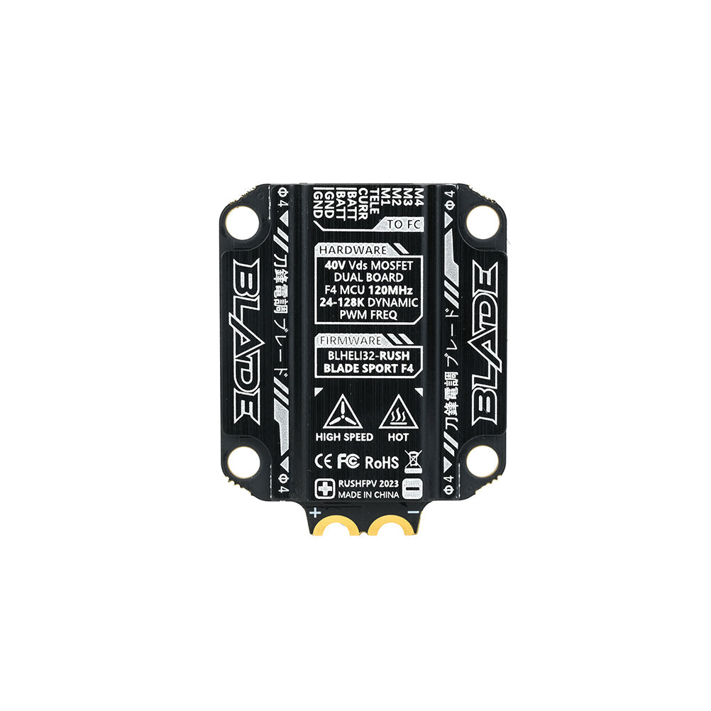 12943 1 esc rushfpv rush blade 50a sport f4 3 6s 30x30 4 in1 esc