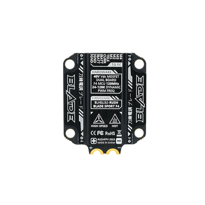 12943 1 esc rushfpv rush blade 50a sport f4 3 6s 30x30 4 in1 esc