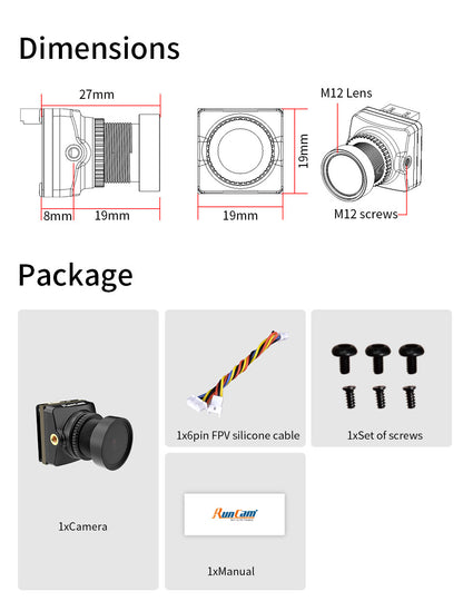 13309 11 fpv camera runcam phoenix 2 pro