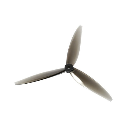 13399 6 propellers foxeer new cyclone t7057 3 blade crystal black
