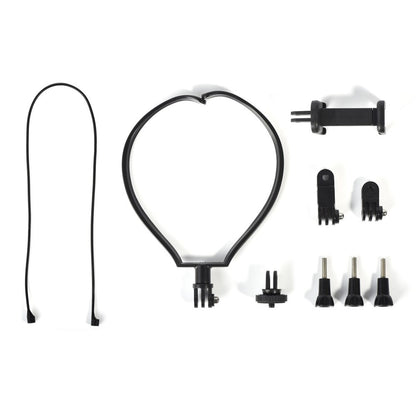 13444 8 neck holder mount startrc for insta360 x3 dji action 3 action 2 osmo action fimi palm 2 fimi palm gopro hero 8 9 10 11 insta360 one one x one x2 evo