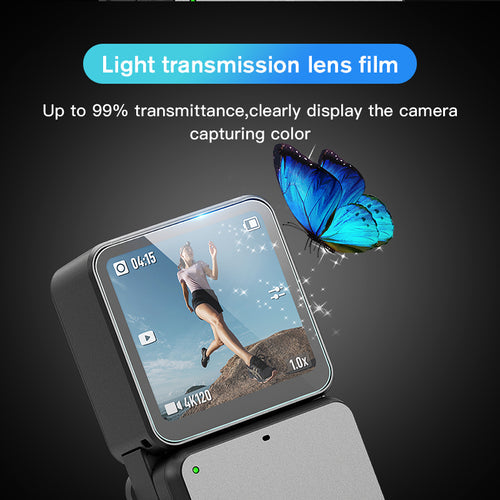 13477 4 tempered glass screen protector film startrc for dji action 2