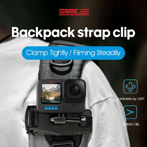 Strengthen Backpack Strap Clip  for Action cameras