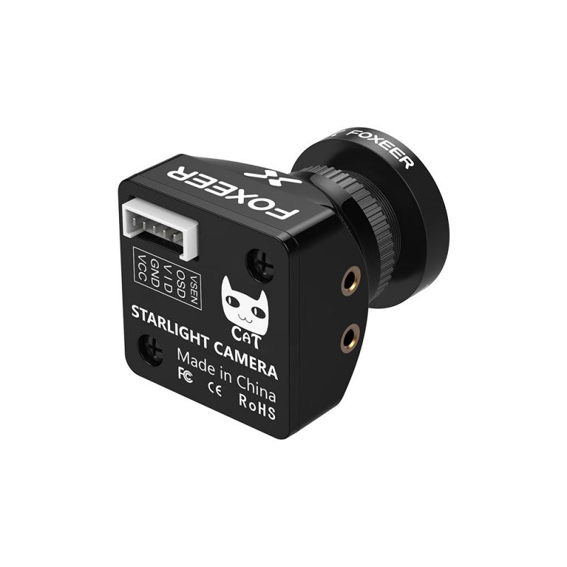 13908 6 fpv camera foxeer mini cat 3 1200tvl 0 00001lux black