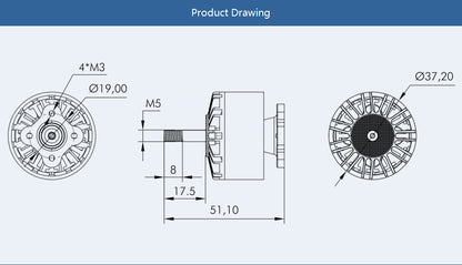 14205 3 motor t motor velox 3115 1050kv