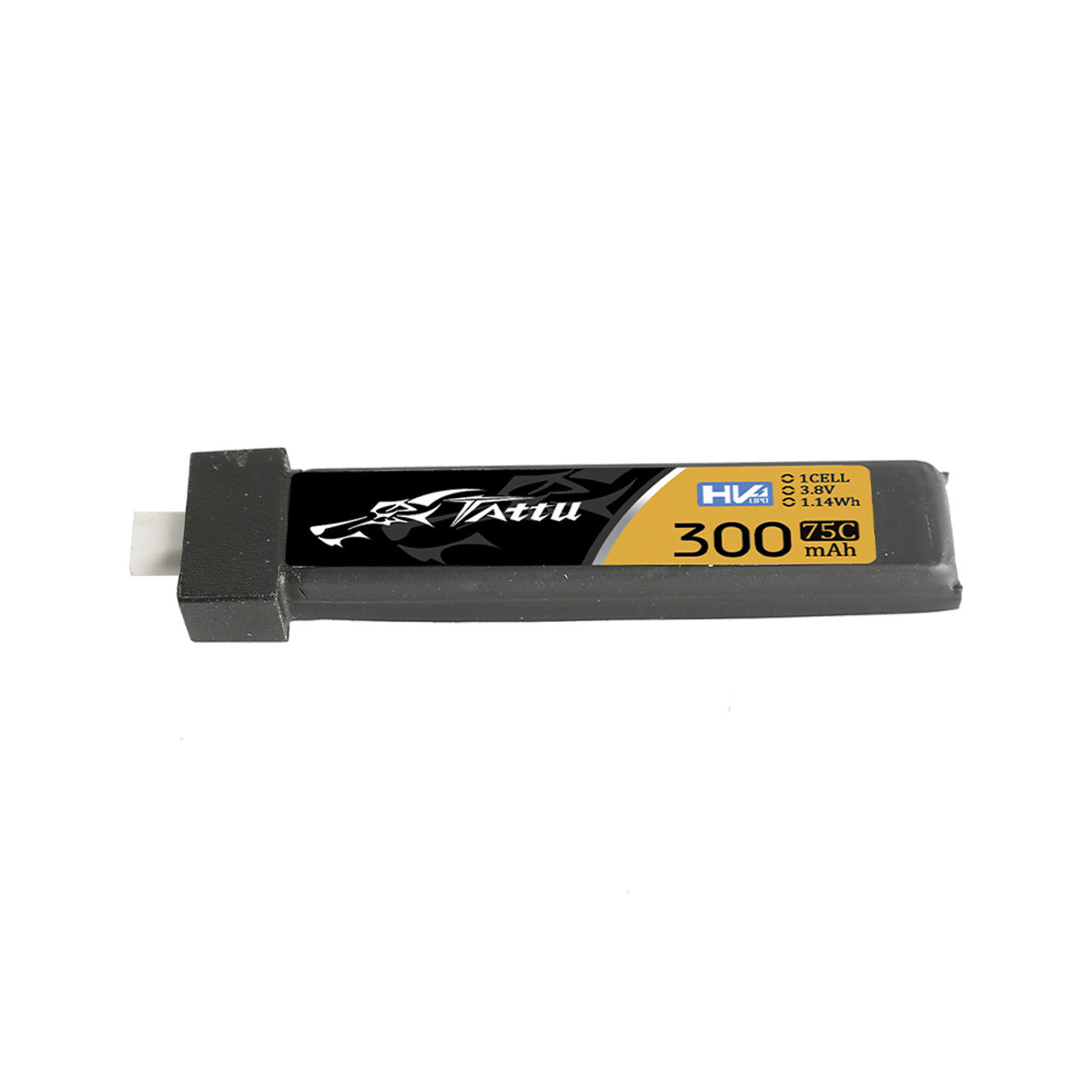 14313 battery tattu lipo 1s 3 8v 300mah high voltage 75c with bt 2 0 plug 5pcs