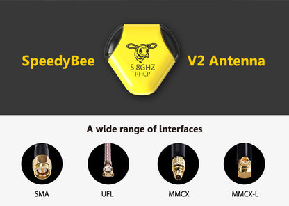 144 4 antenna speedybee v2 5 8 ghz 2pcs ufl