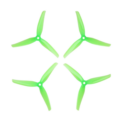15540 3 propellers iflight nazgul f5 tri blades 2cw 2ccw green