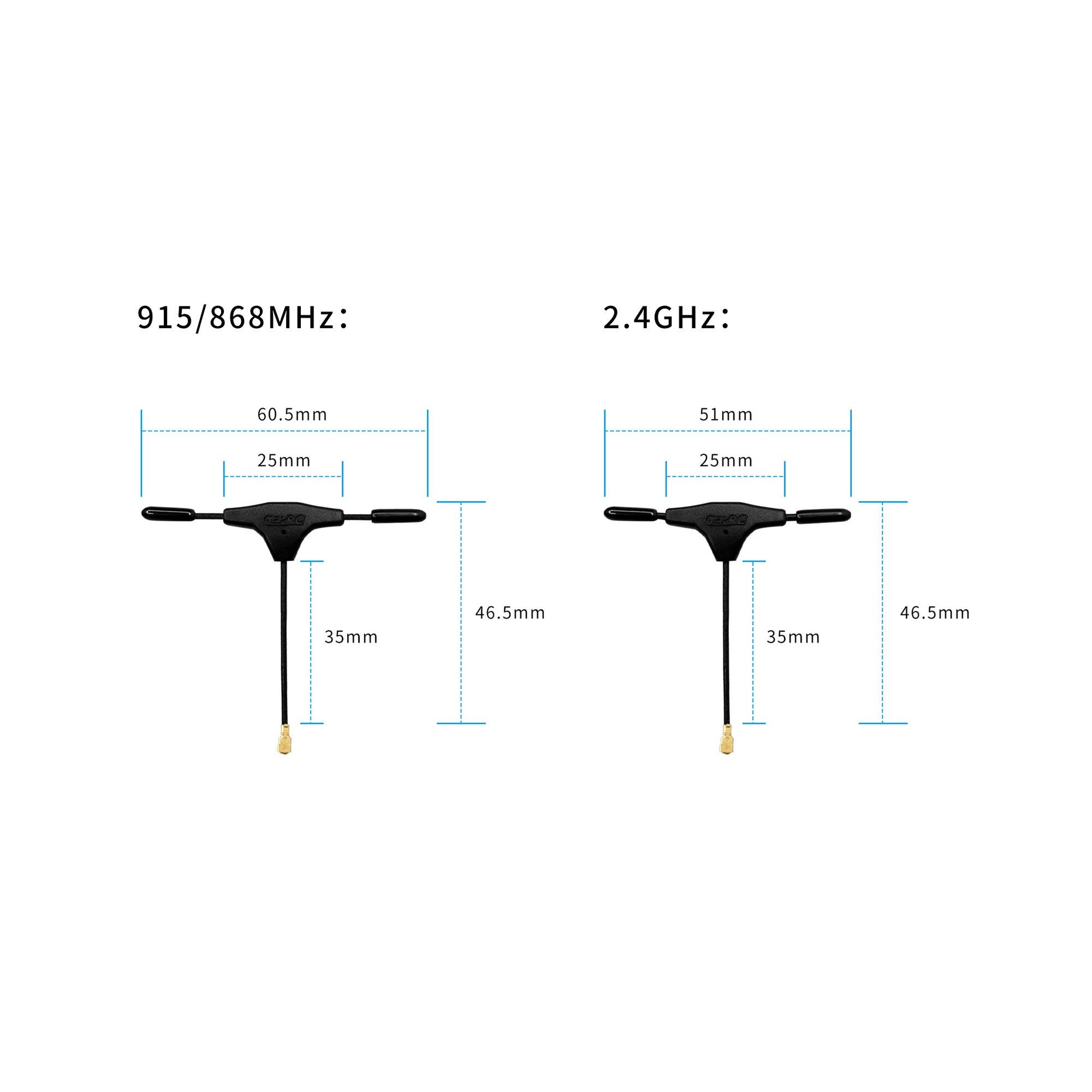 15798 2 mini t antenna geprc 2 4ghz