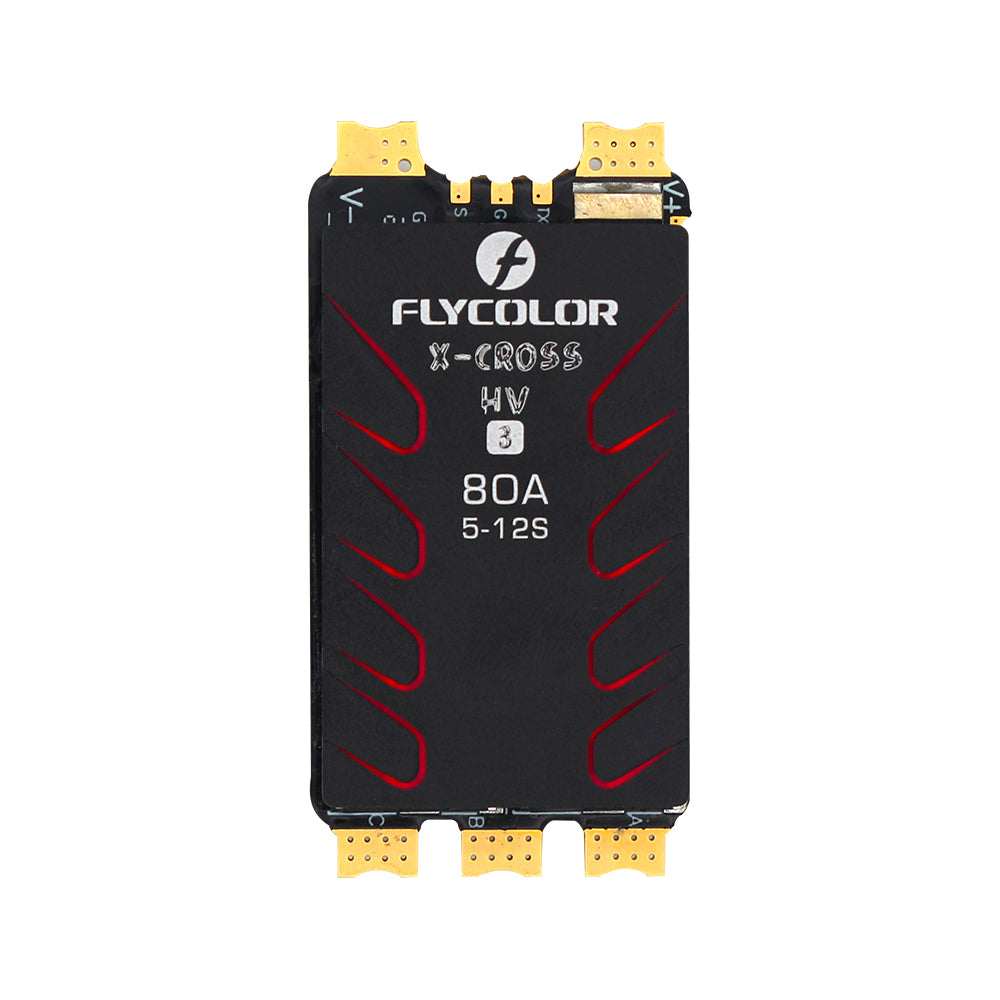 15909 2 esc flycolor x cross hv3 80a 5 12s