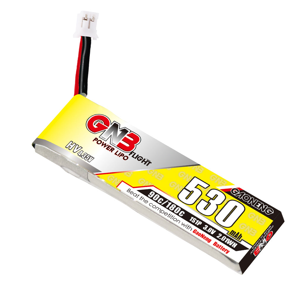 15948 battery gnb gaoneng lihv 1s 3 8v 530mah 90c ph2 0 cabled