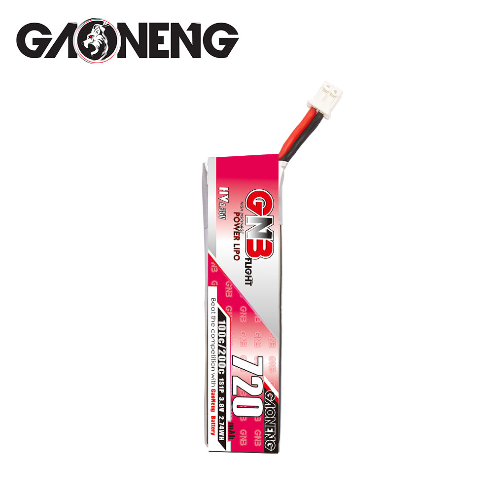 15981 2 battery gnb gaoneng lihv 1s 3 8v 720mah 100c ph2 0 cabled