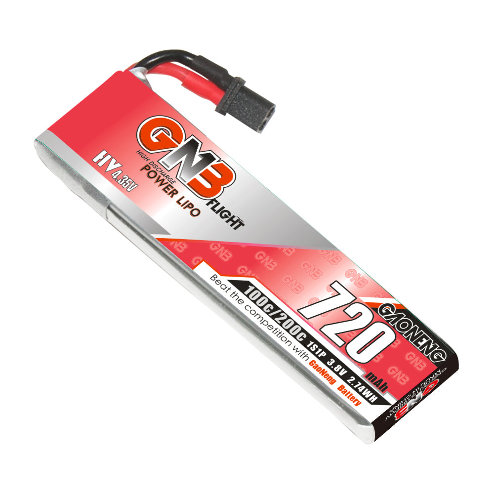 15984 battery gnb gaoneng lihv 1s 3 8v 720mah 100c a30 cabled