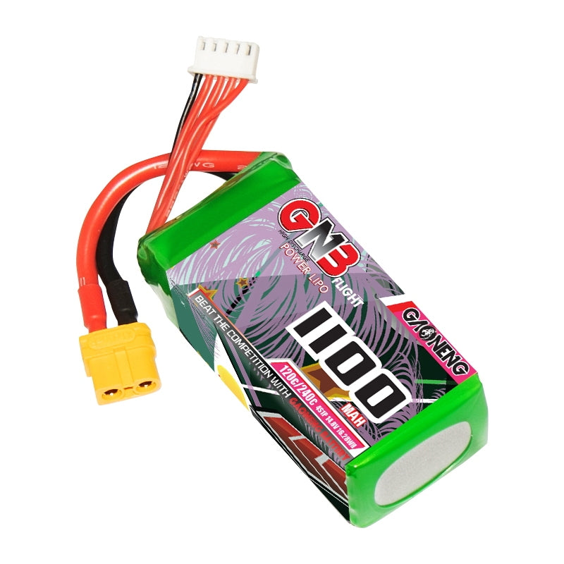 16023 battery gnb gaoneng lipo 4s 14 8v 1100mah 120c xt60